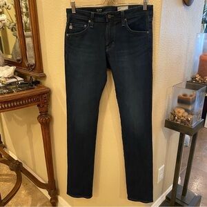 AG The Tellis Men Dark Blue Modern Slim Jeans Size 29x34